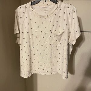 Arizona White T-Shirt with Pattern